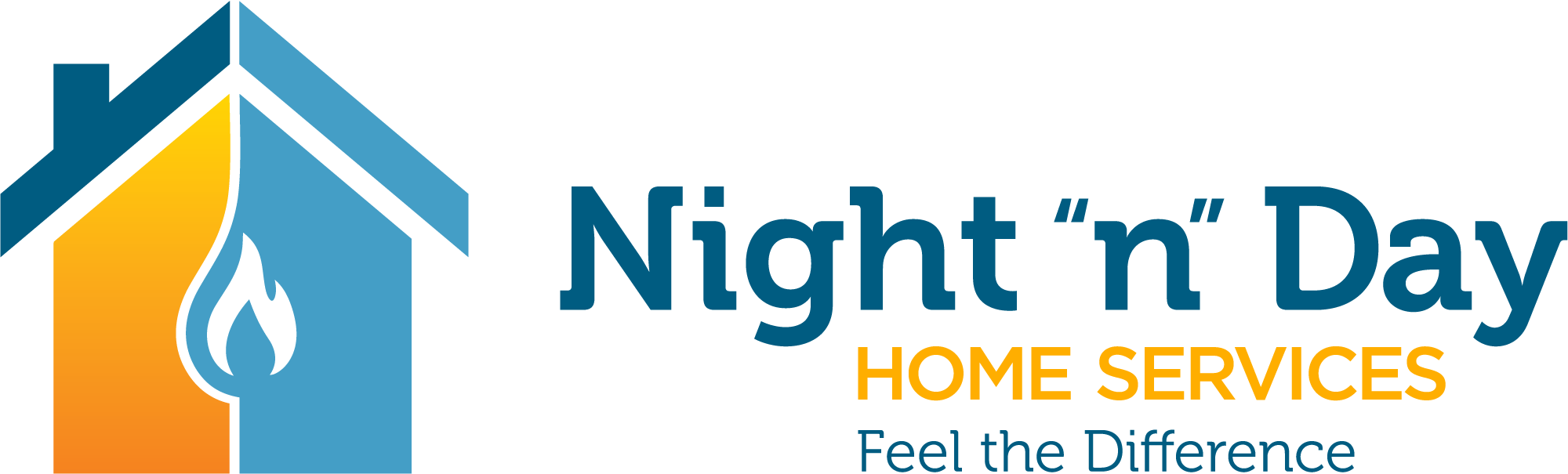 Night N Day Home Services - Graphic Design Clipart (2000x605), Png Download