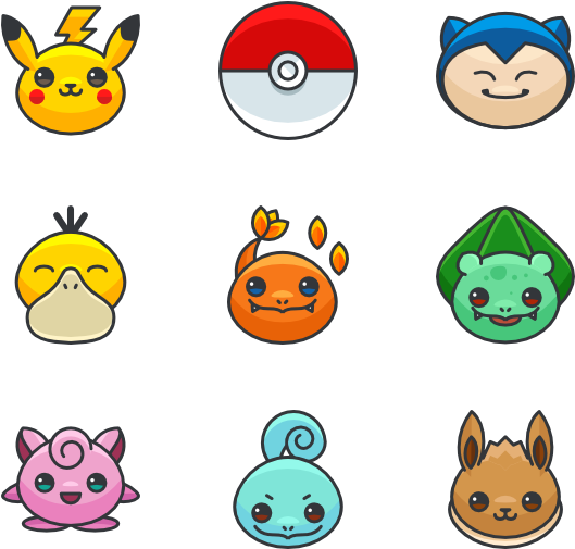 Good Pokemon Go 100 Free Icons This Month - Video Game Pngs Clipart (600x564), Png Download