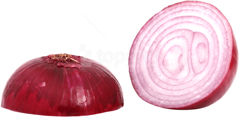 Free Png Download Red Sliced Onion Png Images Background - Onion Png Clipart (850x430), Png Download