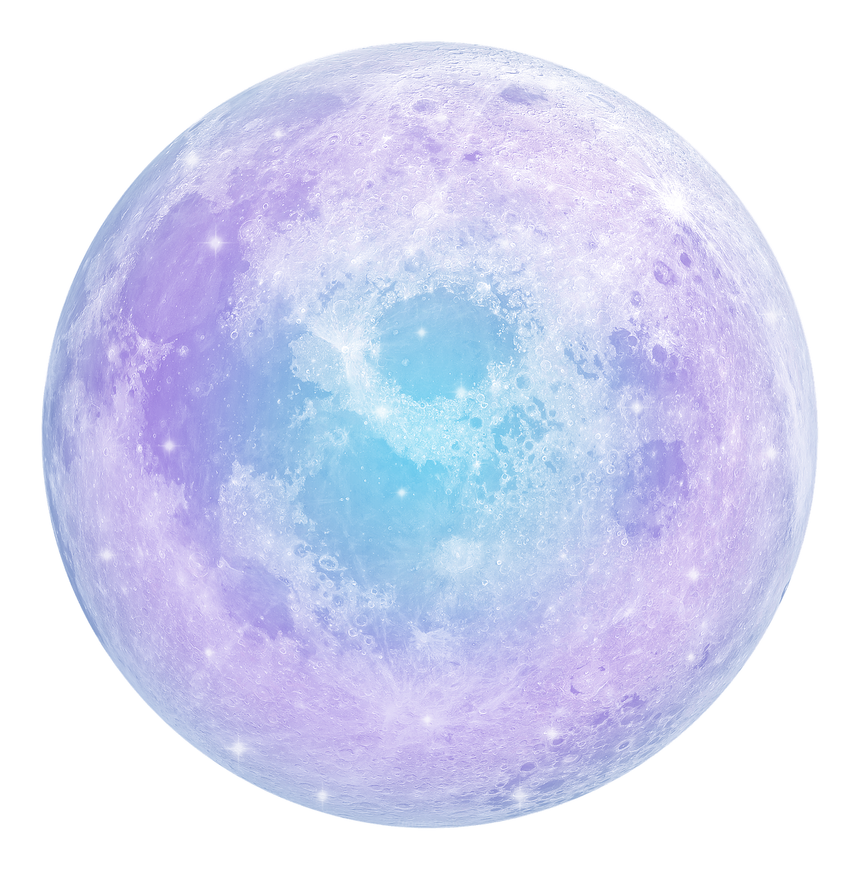 Pink Moon - Pastel Moon Transparent Clipart (1280x1280), Png Download