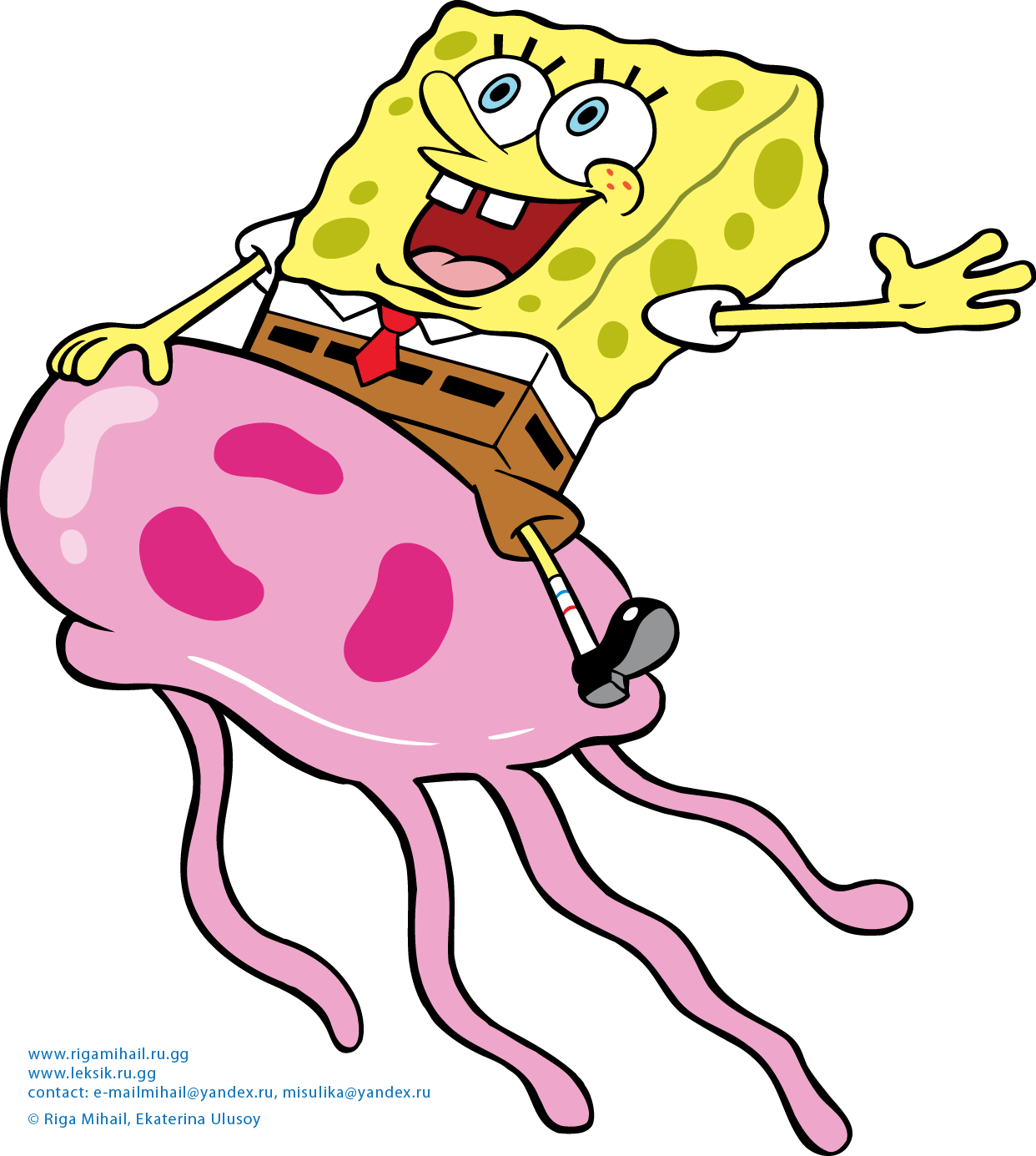 Jellyfish Clipart Spongebob - Spongebob Jellyfish Png Transparent Png -  Large Size Png Image - PikPng