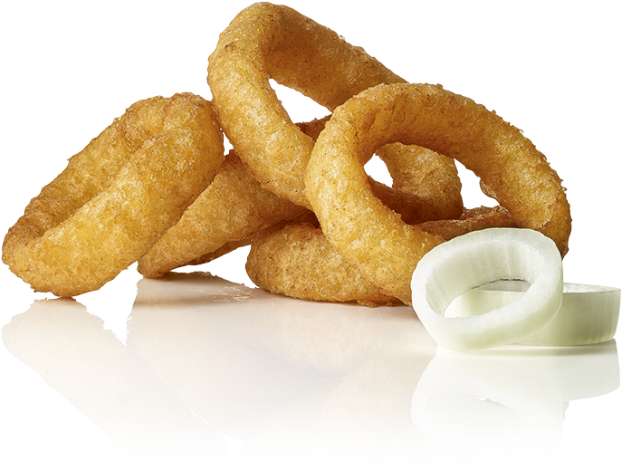 Beer Battered Onion Rings "thick Cut" - Fried Onion Clipart (850x1111), Png Download