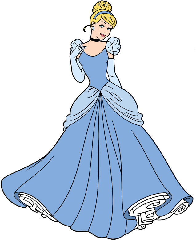 Pretty Cinderella - Disney Princess Cinderella And Prince Charming Christmas Clipart (650x790), Png Download