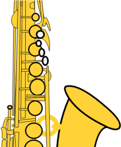 Saxophone Clipart Cartoon Simple - Saxophone .png Transparent Png (640x480), Png Download