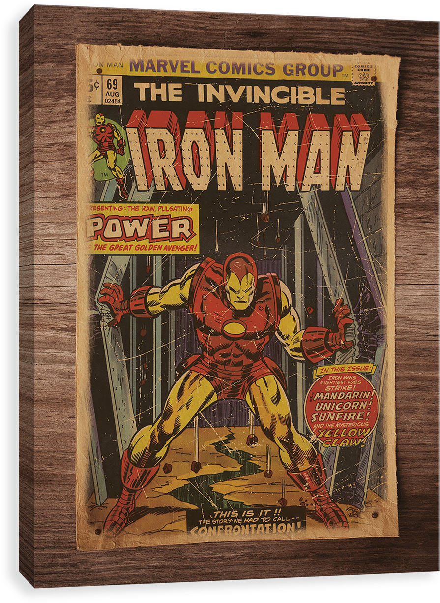 Iron Man Comic Clipart (1280x1280), Png Download