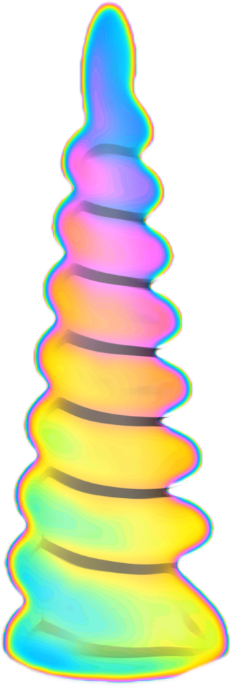 #unicorn #horn #holographic #uni #freetoedit - Horn Unicorn Clipart - Png Download (1024x1024), Png Download