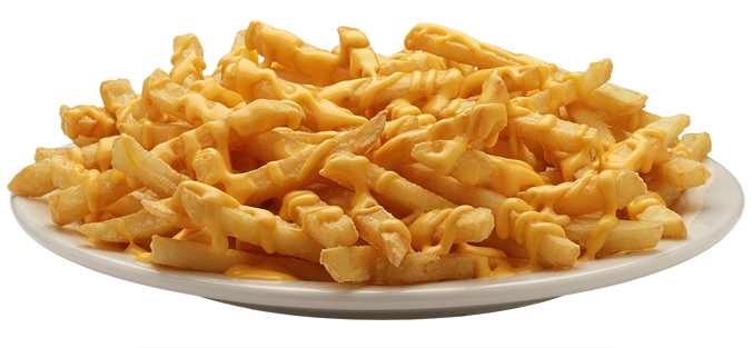 Cheese Fries Transparent Background Clipart (675x487), Png Download