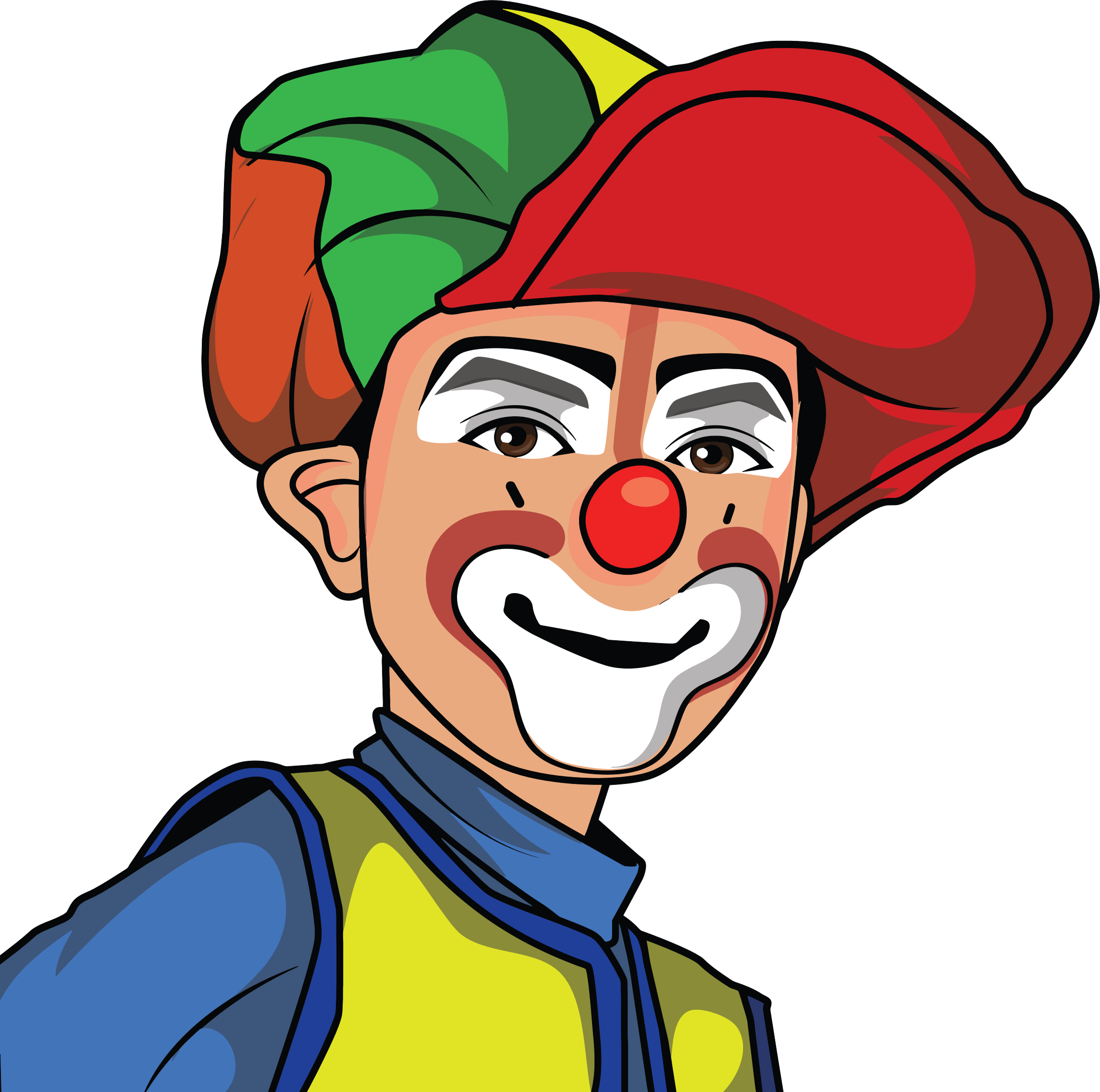 This Free Icons Png Design Of Clown Illustration 6 Clipart (2289x2272), Png Download