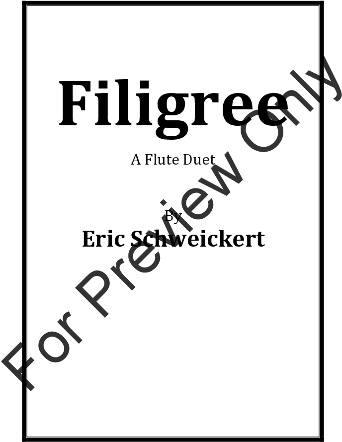 Filigree Thumbnail Filigree Thumbnail - Plug 8mm Clipart (816x1056), Png Download