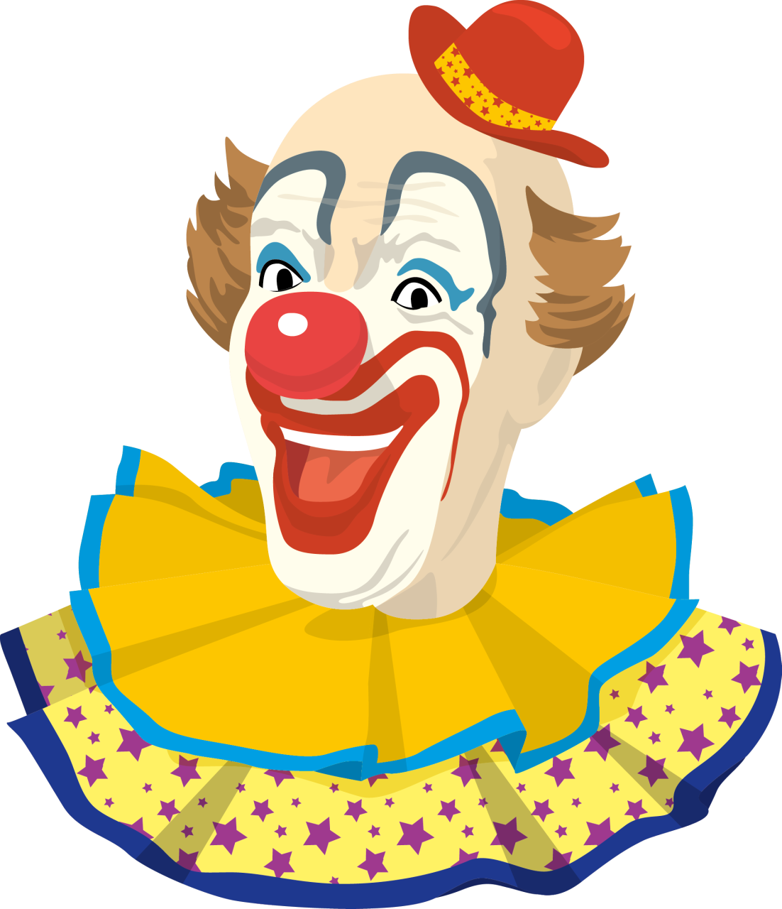 Mis Laminas Para Decoupage - Good Vintage Happy Clown Clipart (1102x1280), Png Download
