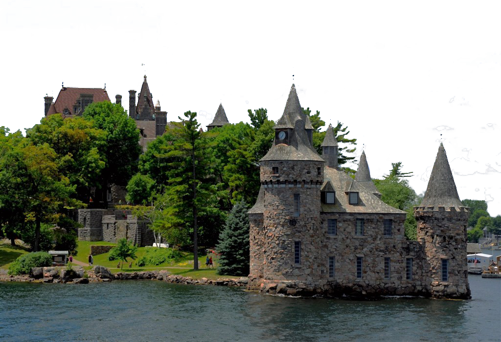 Walking By Chalets By The River Png Image - Boldt Castle Clipart (1024x700), Png Download