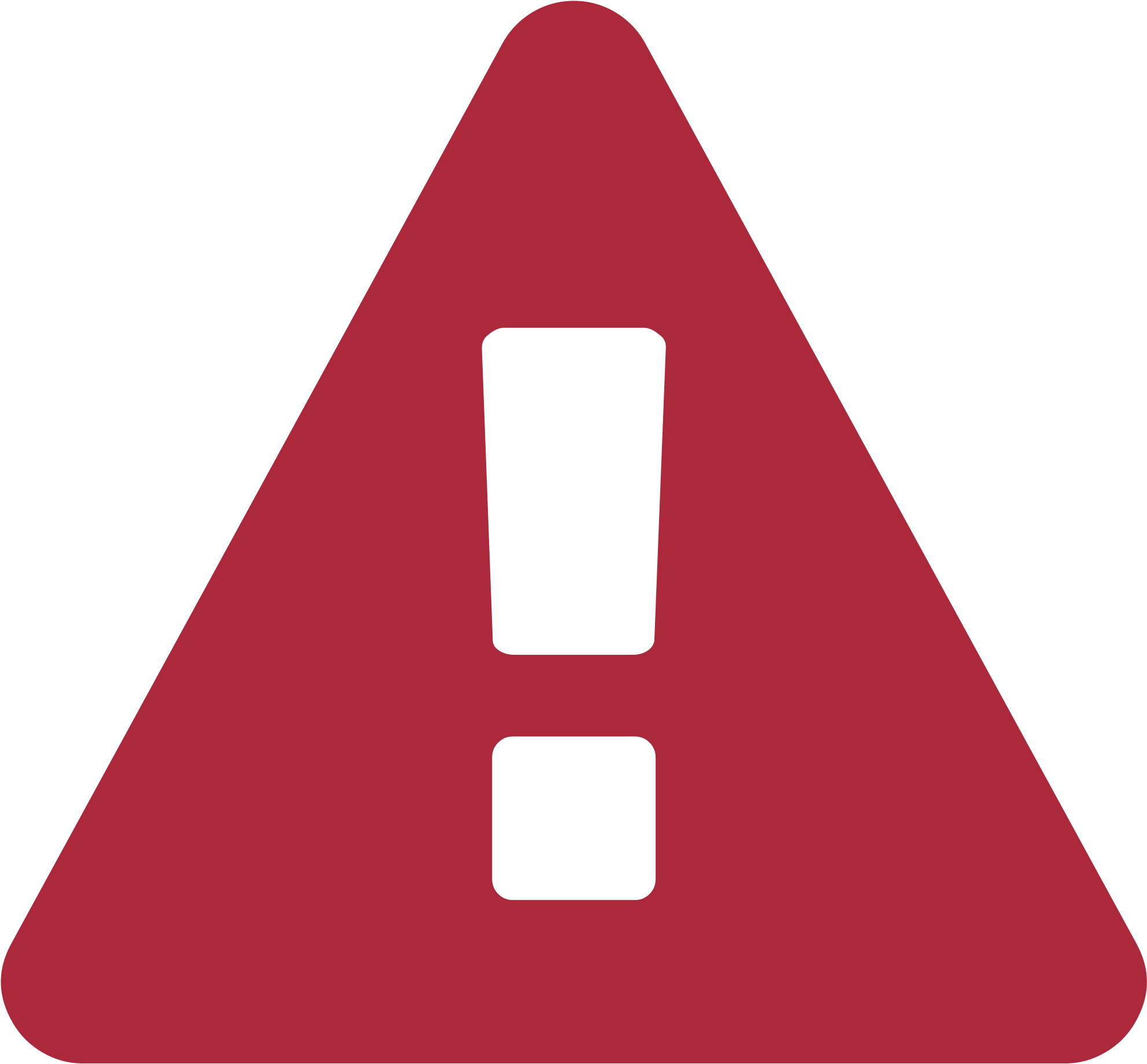 Warning Sign Font Awesome-red - Report Abuse Icon Png Clipart (1984x1841), Png Download