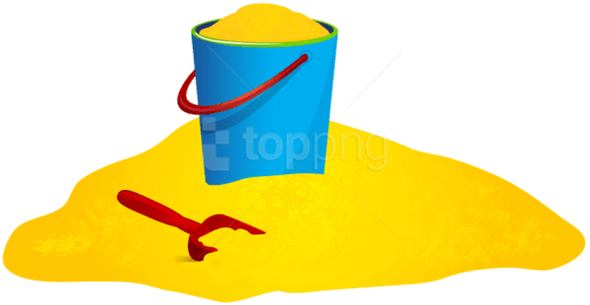 Free Png Download Sand Pail And Shovel Clipart Png Transparent Png (850x440), Png Download