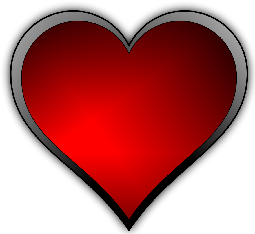 Heart Icon Clipart, Vector Clip Art Online, Royalty - Heart Vector Design Png Transparent Png (900x844), Png Download