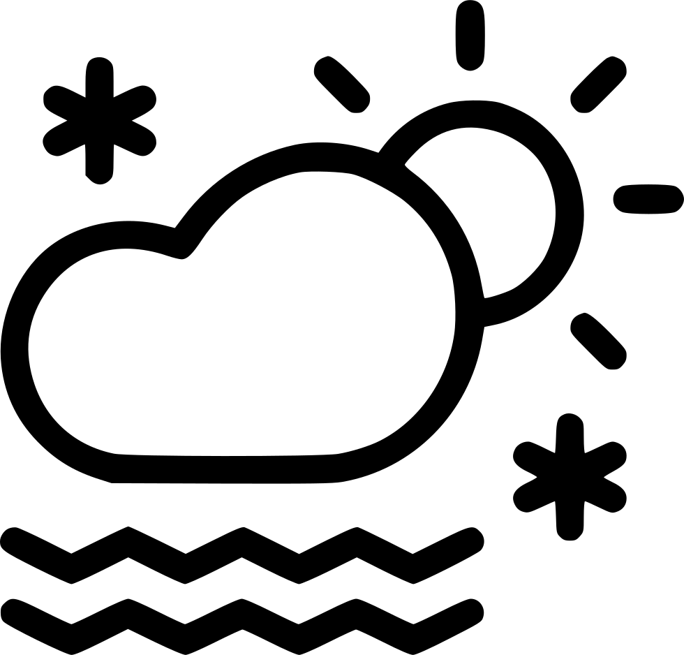 Png File Svg - Snow Weather Icon Png Clipart (980x938), Png Download