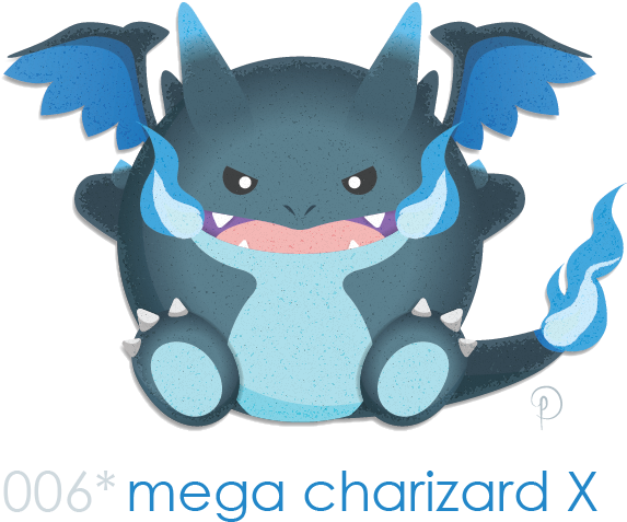 Mega Charizard X Man Oh Man - Cartoon Clipart (672x629), Png Download