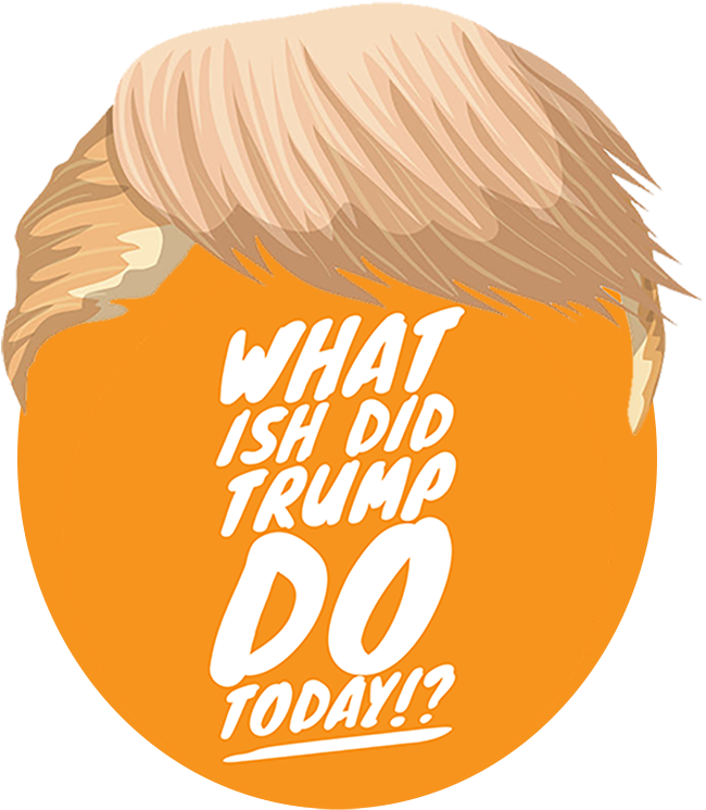 What Ish Did Trump Do Today - Illustration Clipart (800x800), Png Download