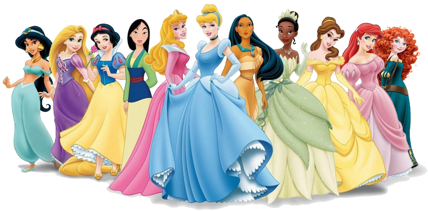 Princess Transparent Background - Princess Disney Clipart (866x422), Png Download