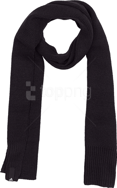 Black Scarf Png - Black Scarf Transparent Background Clipart (480x771), Png Download