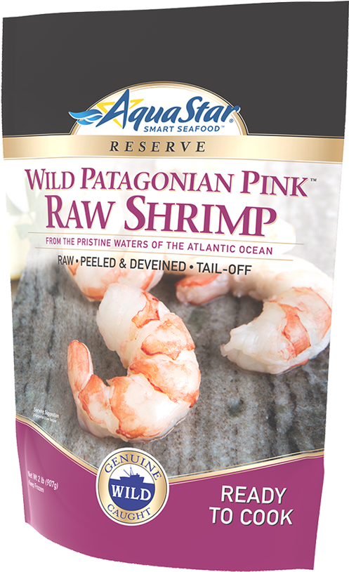 Wild Patagonian Pink Shrimp Raw Peeled Tail-off - Scampi Clipart (865x1100), Png Download