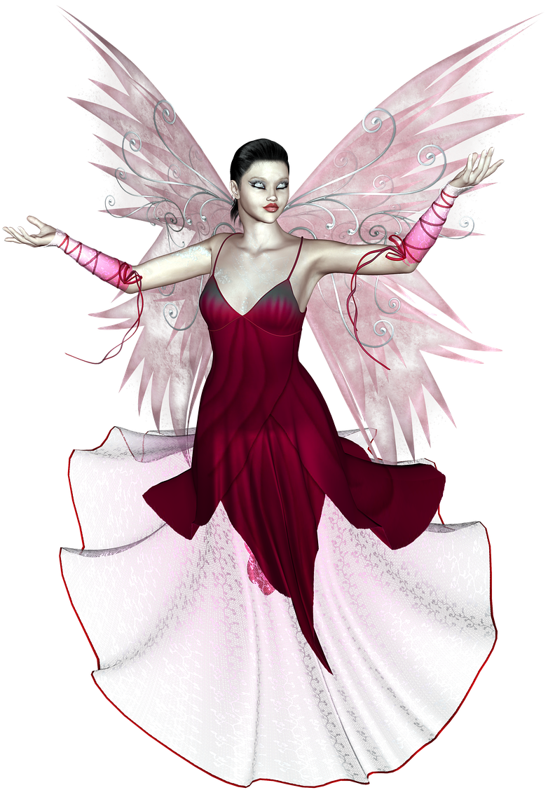 3d Fairy Png Clipart (961x1280), Png Download