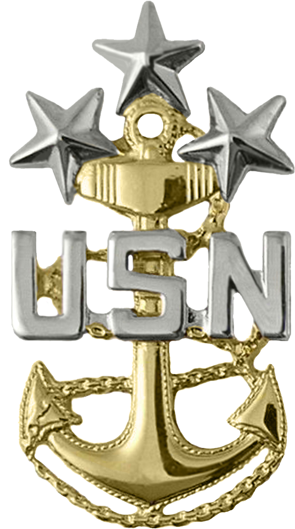 Mcpon Collar Device And Crow Clipart - Master Chief Petty Officer Of The Navy Anchor - Png Download (600x1082), Png Download