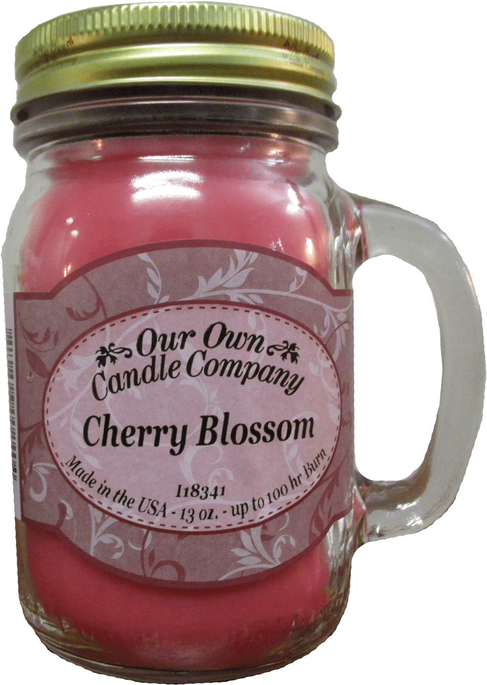 Mason Jar Candle Cherry Blossom Rose Clipart Large Size Png Image
