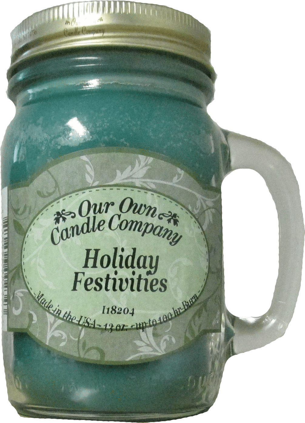 Mason Jar Candle Holiday Festivities - Candle Clipart (1500x1500), Png Download
