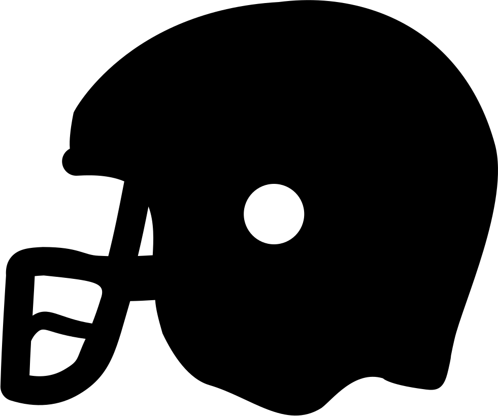 Football Helmet Comments - Icon Of Helmet Football Clipart (981x819), Png Download
