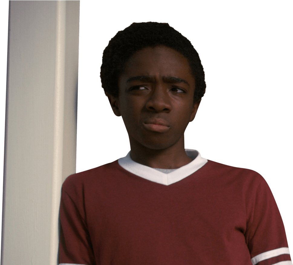 Transparent Lucas Stranger Things - Girl Clipart (969x878), Png Download