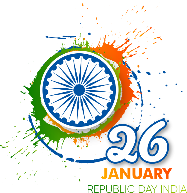 26 January India Republic Day Png Clipart (715x715), Png Download