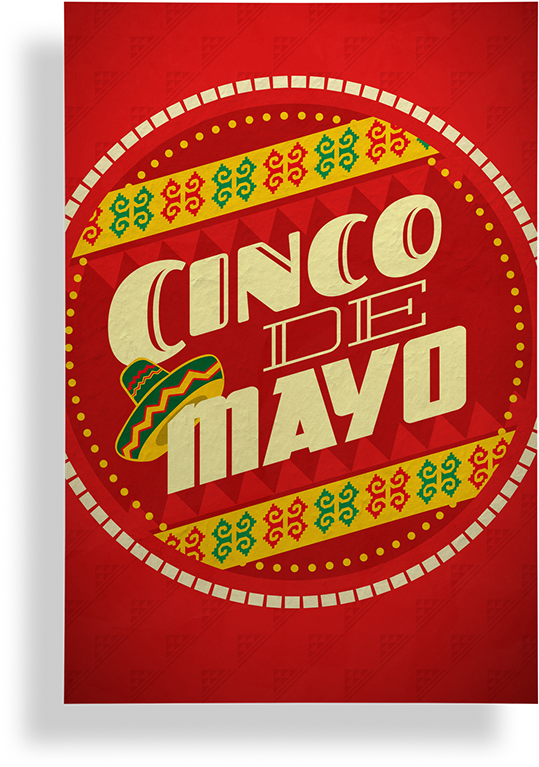 Cinco De Mayo On Behance - Islamic Image In Arabic Clipart (600x779), Png Download