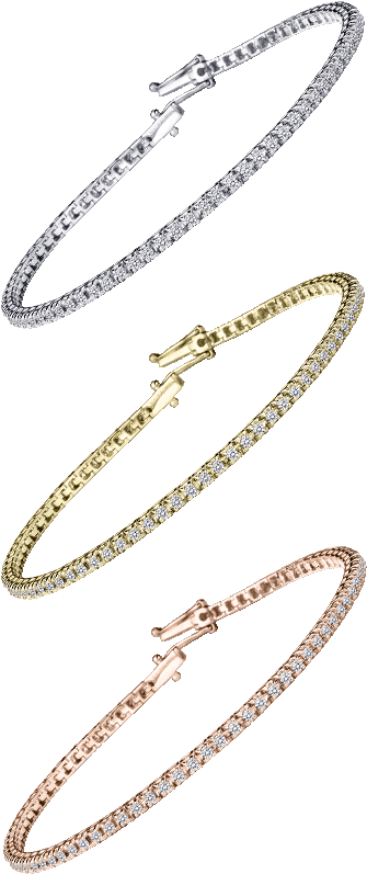 Bracelet Tu Es Ma Rivière D'amour, Diamants 1 Ct - Bracelet Riviere De Diamant Clipart (460x960), Png Download