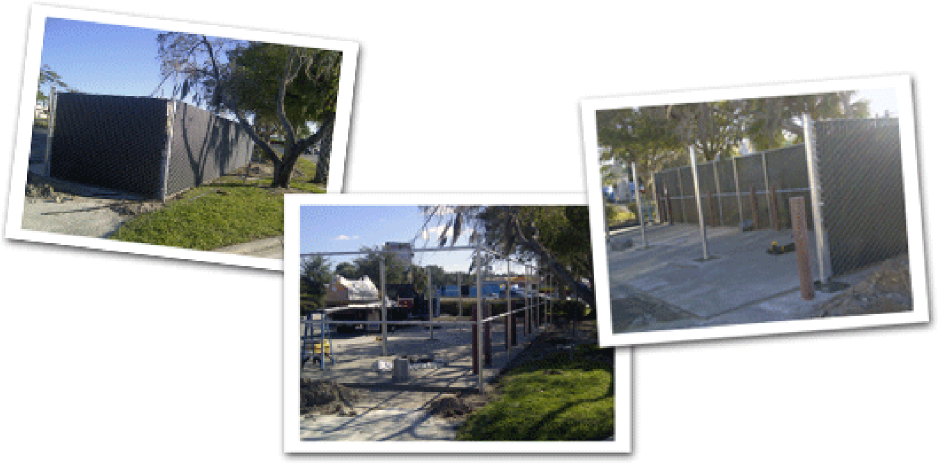 Chain Link Fence Collage - Backyard Clipart (1400x672), Png Download