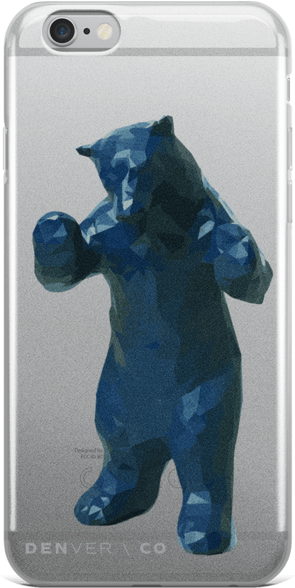 Blue Bear Phone Case - Claire's Cases Iphone 6s Clipart (1000x1000), Png Download