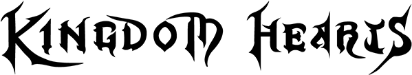 Kingdom Hearts Logo Black And White Clipart (600x600), Png Download
