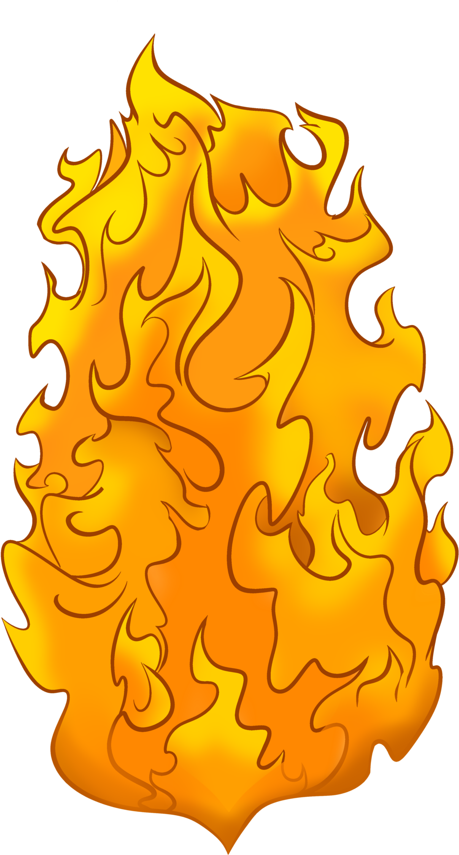 Flames Clipart Clip Art - Png Download (1600x1920), Png Download