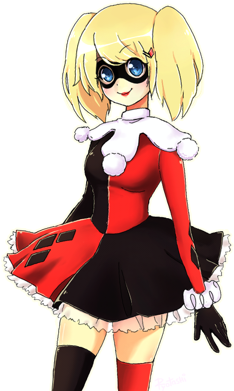 Harley Quinn Clipart Full Body - Harley Quinn Cartoon Dress - Png Download (529x905), Png Download