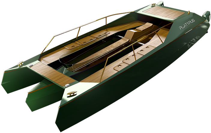 Green Yacht Edition - Luxury Yacht Clipart (960x540), Png Download