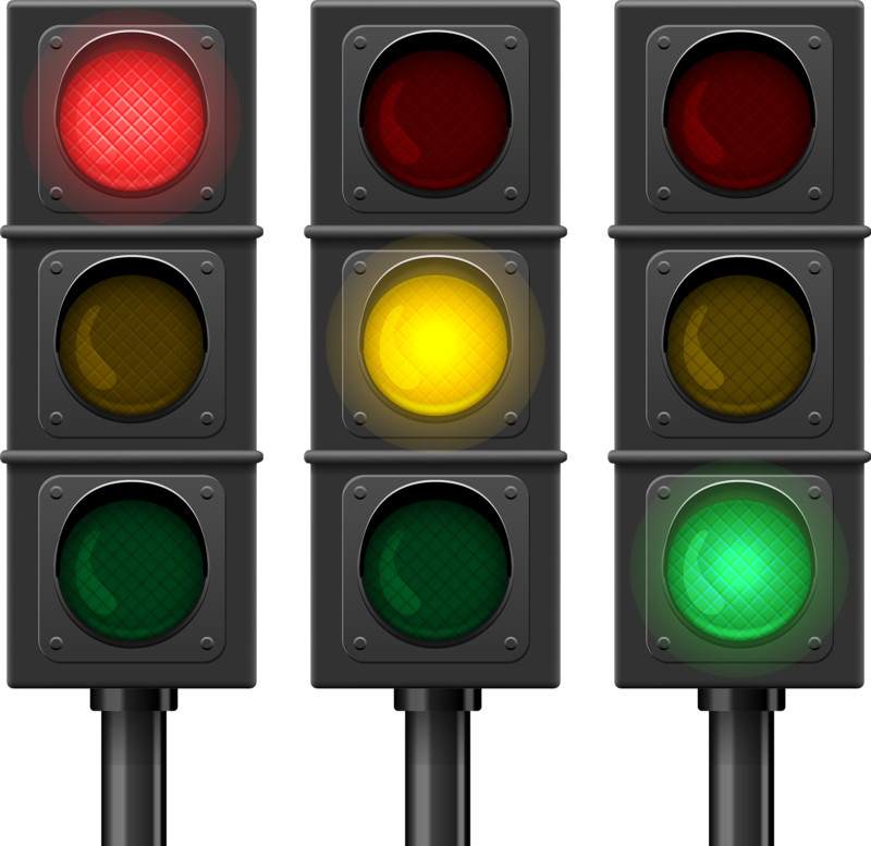 Фото, Автор Soloveika На Яндекс - Clip Art Traffic Lights - Png Download (800x777), Png Download