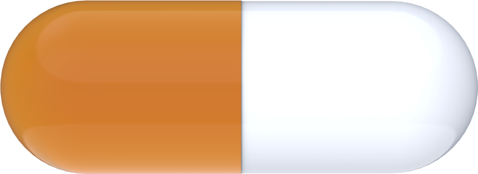 Pill Icon Png Orange , Png Download - Beige Clipart (1613x587), Png Download