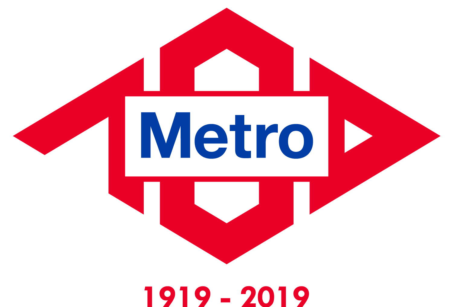 Logo Metro De Madrid - Logo Metro De Madrid Png Clipart (1500x1017), Png Download