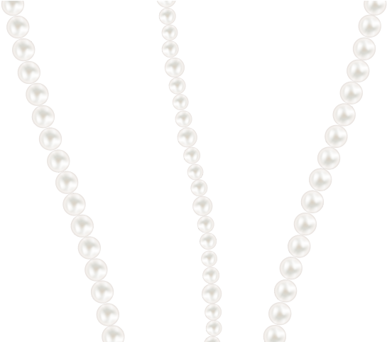 Necklace Clipart Png Format - Collar De Bolas Blanco Transparent Png (640x480), Png Download