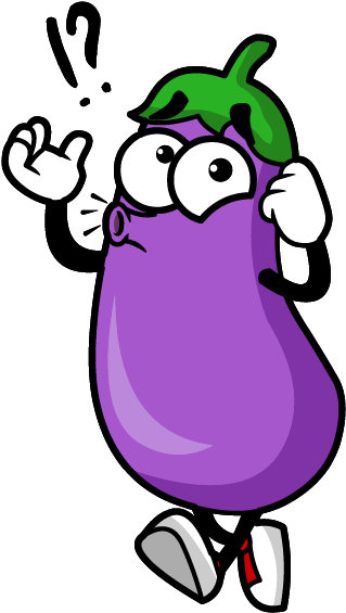 Eggplant Stickers Messages Sticker-3 Clipart (618x618), Png Download