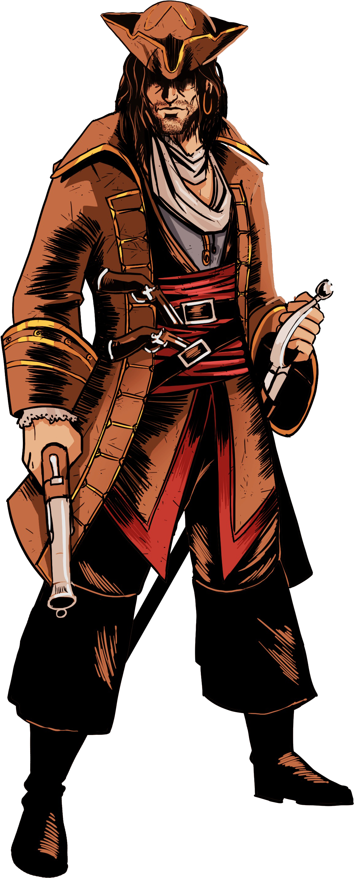 Assassin's Creed Pirate Png Clipart (1400x3000), Png Download