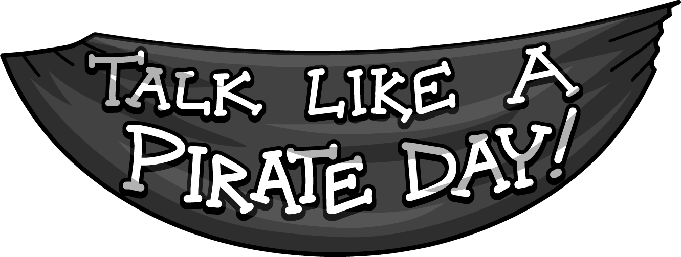 1331 X 503 7 - Talk Like A Pirate Day Png Clipart (1331x503), Png Download