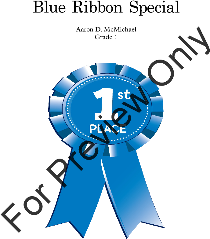 Blue Ribbon Special Thumbnail Blue Ribbon Special Thumbnail - Niti Central Clipart (816x1056), Png Download