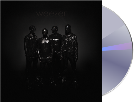 Black Album Cd - Weezer Black Album Clipart (600x600), Png Download