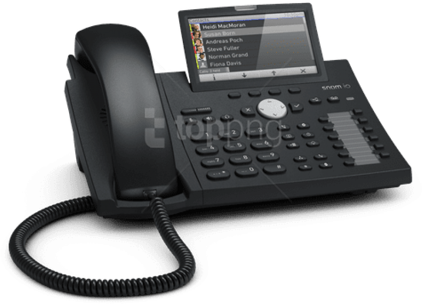 Download Telephone Free Png Png Images Background - Snom D375 Clipart (850x828), Png Download