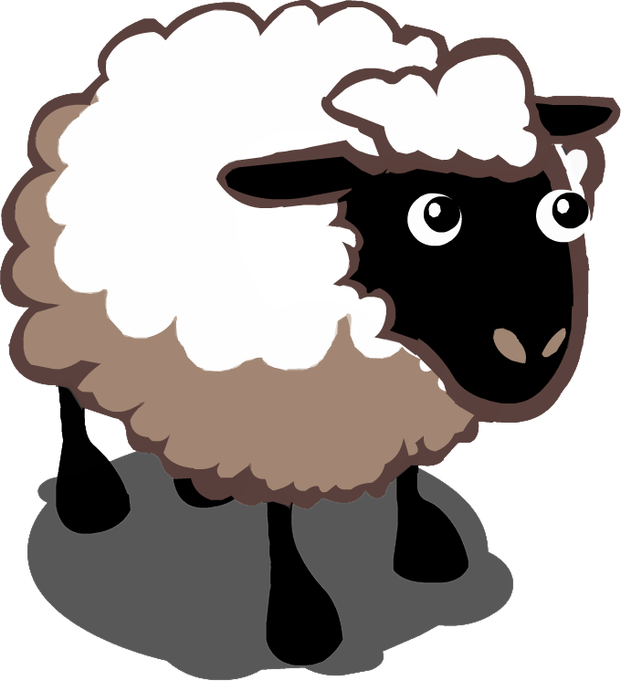 Image - Sheep-icon - Farmville Wiki - Seeds, Animals - Farmville Sheep Clipart (680x746), Png Download